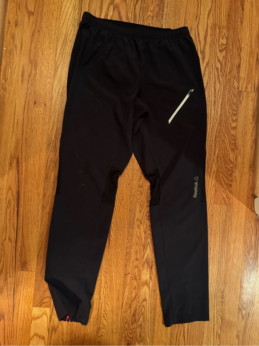 Reebok Men's Black Athletic Running Pants